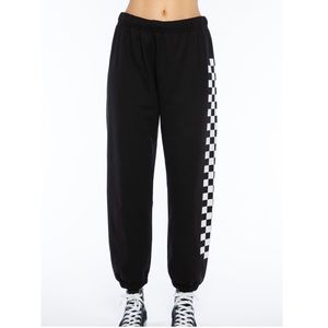 checkered undergrad sweatpants
